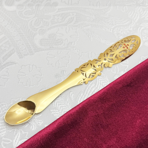 2.7.1516лп Лжица латунная в позолоте