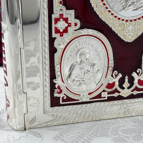 2.7.2157лэ Евангелие напрестольное в серебрении фото 6