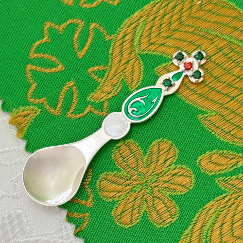 2.7.0082лэ Лжица малая латунная в серебрении