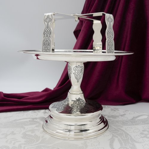 2.7.1811лр Звездица латунная в серебрении фото 2