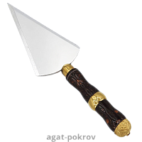 2.7.1116лпс-8 Копие латунное большое в позолоте с ручкой