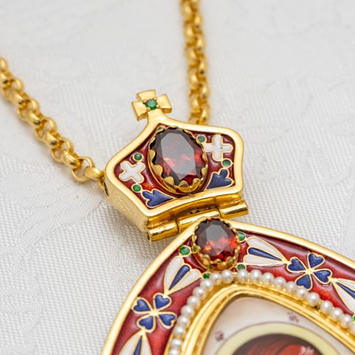 2.7.2303лп-18/112л-М Панагия в позолоте фото 4 2.7.2303лп-18/112л-М Панагия в позолоте фото 4