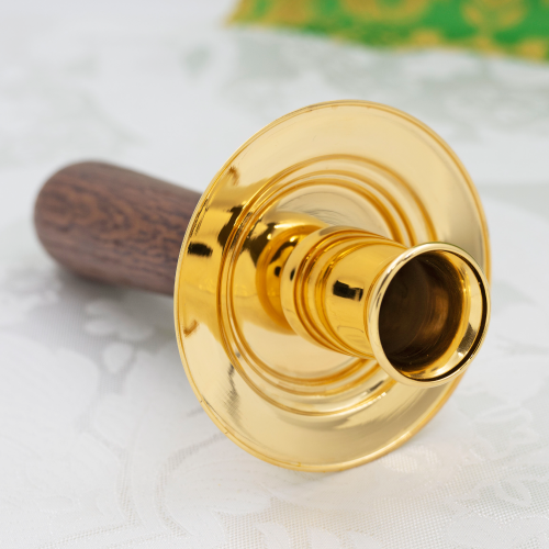 2.7.0716лп Подсвечник латунный в позолоте фото 2 2.7.0716лп Подсвечник латунный в позолоте фото 2