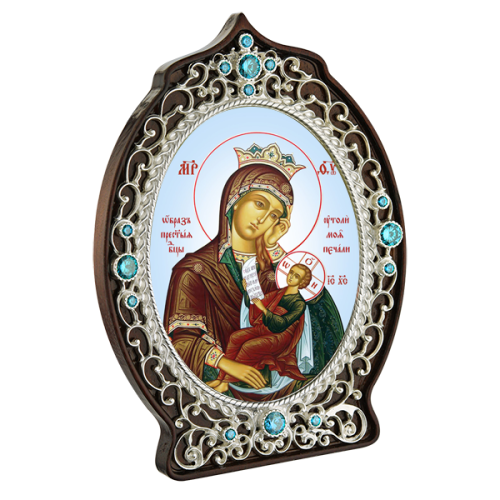 2.78.0981л И.н. латунная Божией Матери Утоли моя печали 2.78.0981л И.н. латунная Божией Матери Утоли моя печали