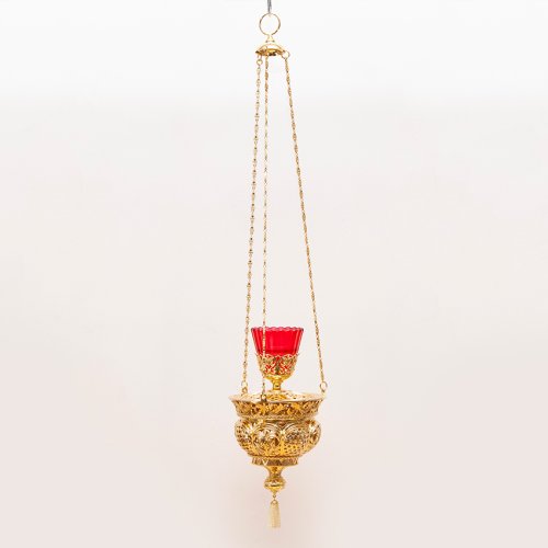 2.7.1771лп/202лп Лампада подвесная в позолоте фото 3