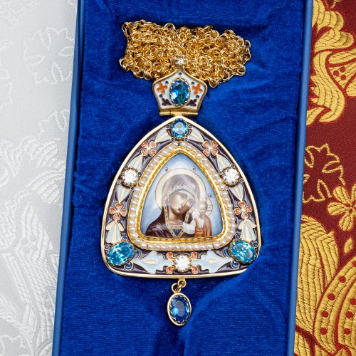 2.7.2303лп-18/1лп-М Панагия в позолоте фото 5 2.7.2303лп-18/1лп-М Панагия в позолоте фото 5