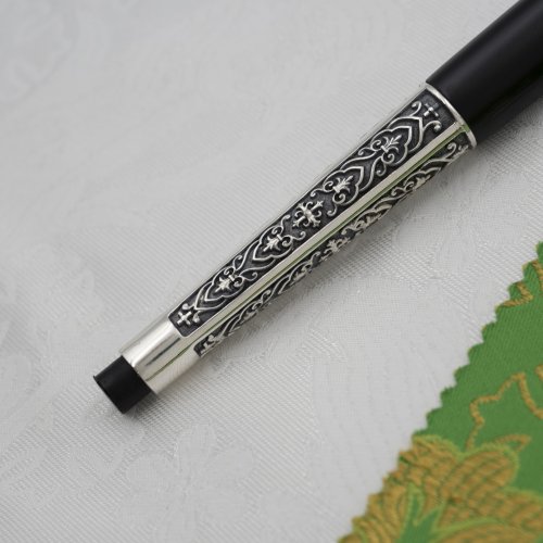 2.7.2676лр Жезл латунный с фиолетовыми камнями в серебрении фото 7 2.7.2676лр Жезл латунный с фиолетовыми камнями в серебрении фото 7