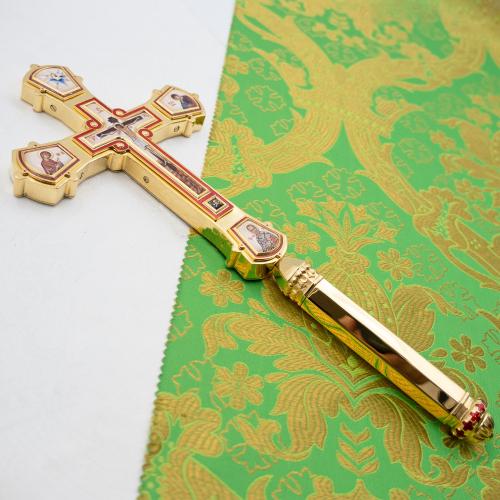 2.7.2898лпэ-2 Крест напрестольный латунный в позолоте фото 11 2.7.2898лпэ-2 Крест напрестольный латунный в позолоте фото 11