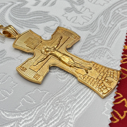 2.10.0555лп/1лп Крест наперсный в позолоте фото 5 2.10.0555лп/1лп Крест наперсный в позолоте фото 5