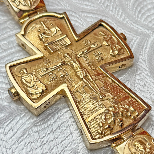 2.10.0408лп/1лп Крест наперсный в позолоте фото 5 2.10.0408лп/1лп Крест наперсный в позолоте фото 5