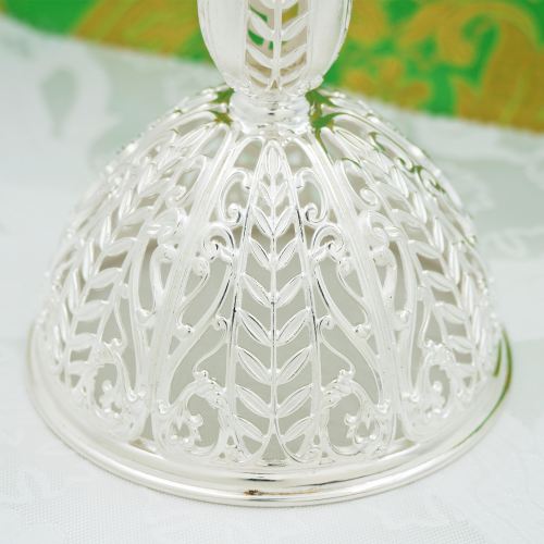 2.7.0944л Подсвечник латунный в серебрении фото 6 2.7.0944л Подсвечник латунный в серебрении фото 6