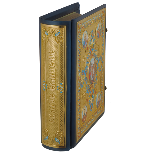 2.7.2282лп-2-М Евангелие напрестольное в позолоте фото 5