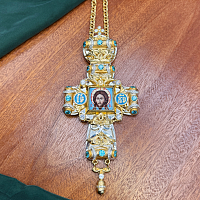 2.10.0550лфэ-2/1лп Крест наперсный в позолоте