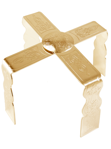 2.7.1809лп Звездица латунная в позолоте фото 5