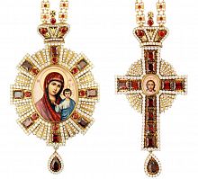 ( 2.7.1579лп-2/65лп-К )( Панагия с цепью )( Юв. Сплав )