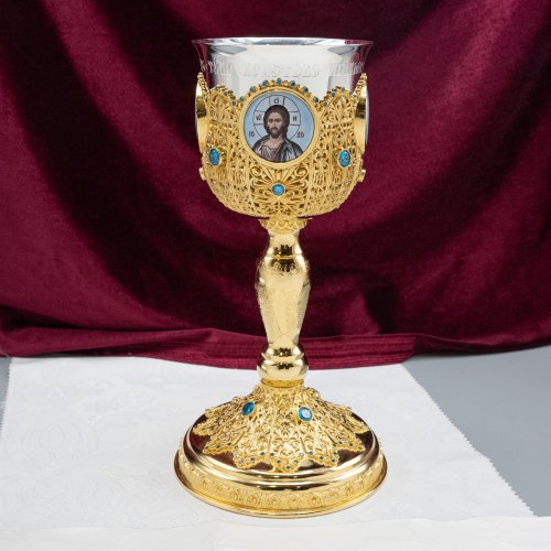 2.7.0893лп-2 Потир мельхиоровый 0,5 л