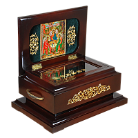 Ковчег Троица с 16-ю малыми мощевиками 2.7.1034лп/16лп/16