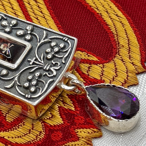 2.10.0622лр-2/64лр Крест наперсный латунный со вставкой в серебрении фото 4 2.10.0622лр-2/64лр Крест наперсный латунный со вставкой в серебрении фото 4