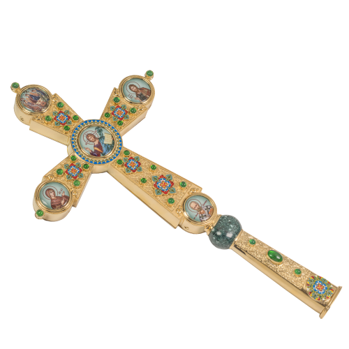 2.7.2267лпэ-2 Крест напрестольный в позолоте фото 2 2.7.2267лпэ-2 Крест напрестольный в позолоте фото 2