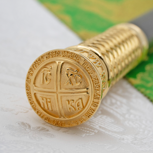 2.7.1928лп Посох латунный в позолоте фото 3 2.7.1928лп Посох латунный в позолоте фото 3