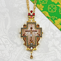 2.10.0657лп-18/155лп-М Крест наперсный латунный в позолоте