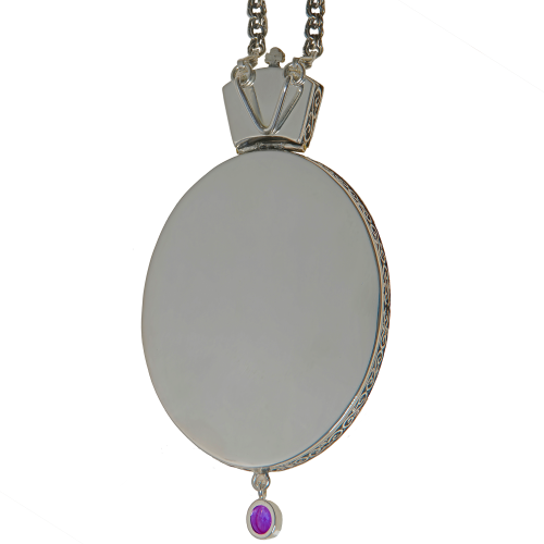 2.7.1145лр-2/1лр Панагия с серебрением и патинированием фото 2