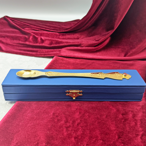 2.7.2697лп Лжица латунная в позолоте фото 2 2.7.2697лп Лжица латунная в позолоте фото 2