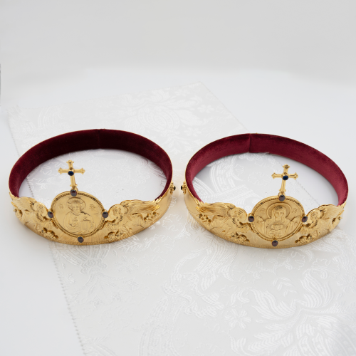 2.7.2900лп-К Венцы латунные в позолоте - комплект фото 7