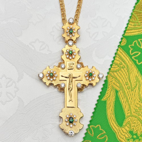 2.10.0632лп/1лп Крест наперсный в позолоте