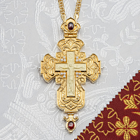 2.10.0646лп-11/1лп Крест наперсный в позолоте