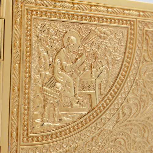 2.7.2228лнп Евангелие с натуральными камнями в позолоте фото 8 2.7.2228лнп Евангелие с натуральными камнями в позолоте фото 8