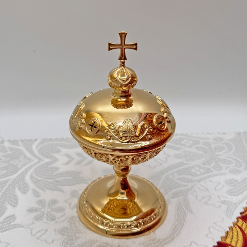 2.7.2643лп Кадильница латунная в позолоте фото 6 2.7.2643лп Кадильница латунная в позолоте фото 6