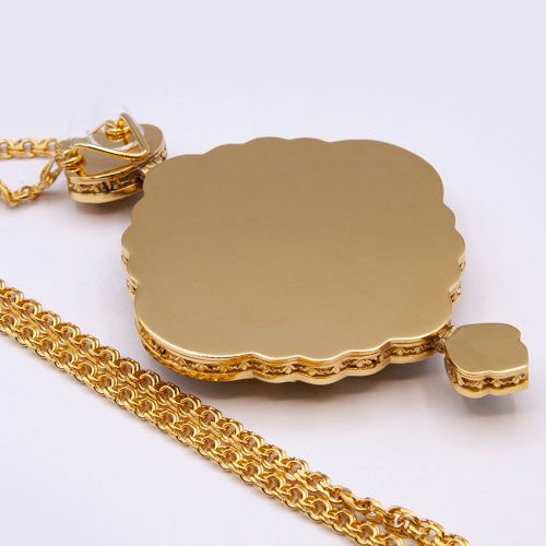 2.7.1481лпэ-2/1лп Панагия в позолоте с эмалью фото 7