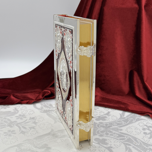 2.7.2157лэ Евангелие напрестольное в серебрении фото 9