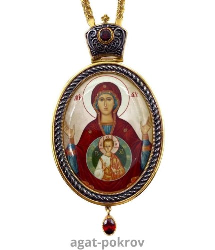 2.7.1145лпр-2/1лп Панагия латунная 2.7.1145лпр-2/1лп Панагия латунная