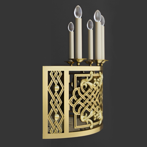 5.7.2972лм Бра церковное на 5 свечей фото 5 5.7.2972лм Бра церковное на 5 свечей фото 5