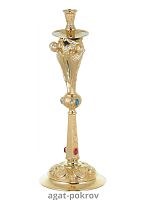 2.7.1717лп Подсвечник в позолоте