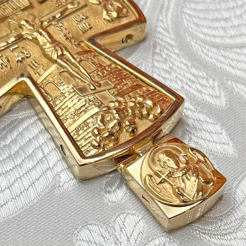 2.10.0408лп/1лп Крест наперсный в позолоте фото 2 2.10.0408лп/1лп Крест наперсный в позолоте фото 2