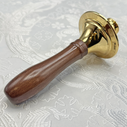 2.7.0715лп Подсвечник латунный в позолоте фото 3