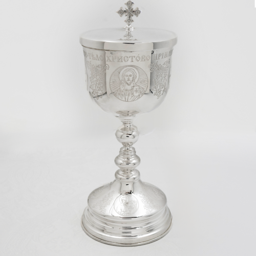 2.7.0954л Потир латунный в серебрении на 0,33л