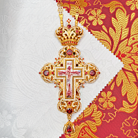 2.10.0207лп-2/141лп Крест латунный со вставками