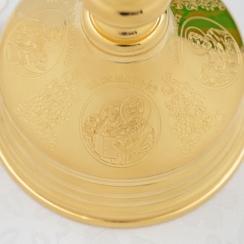 2.7.0954лп Потир латунный в позолоте на 0,33л фото 9