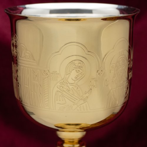 2.7.2044лп Потир на 1л в позолоте фото 2 2.7.2044лп Потир на 1л в позолоте фото 2