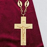 2.10.0205лп/46лп Крест наперсный Павловский латунный в позолоте