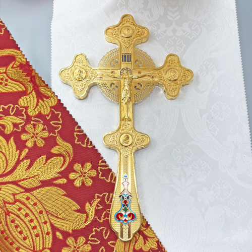 2.7.2586лпэ Крест напрестольный 2.7.2586лпэ Крест напрестольный