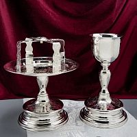 2.7.1852л-К/3 Набор евхаристический на 0,25 л в серебрении