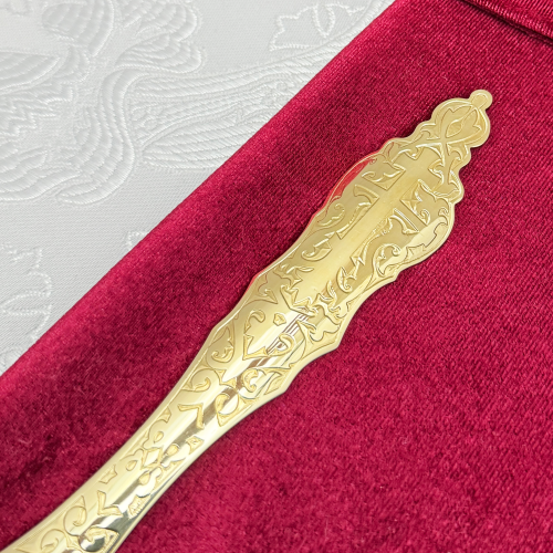 2.7.1114лф Лжица латунная в позолоте фото 5 2.7.1114лф Лжица латунная в позолоте фото 5