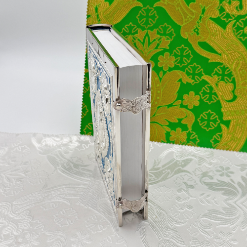 2.7.0697л Евангелие напрестольное в серебрении фото 5 2.7.0697л Евангелие напрестольное в серебрении фото 5