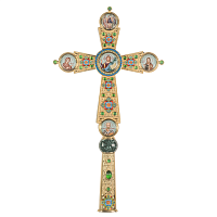 2.7.2267лпэ-2 Крест напрестольный в позолоте