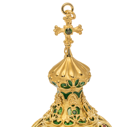 2.7.1151лпэ Кадило в позолоте с эмалью фото 6 2.7.1151лпэ Кадило в позолоте с эмалью фото 6